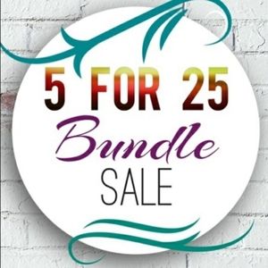 $15 or less bundle 5 for $25 limited time